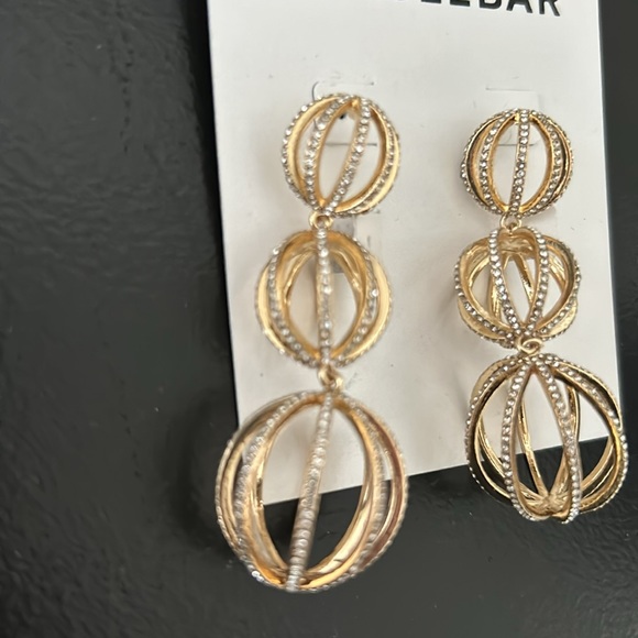 Baublebar NWoT Pave Statement drop earrings - Picture 3 of 3